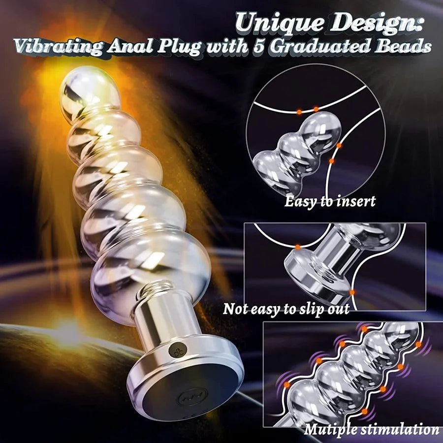 Remote Control Metal Vibrating Anal Butt Plug Xinghaoya Remote Control Metal Vibrating Anal Butt Plug Xinghaoya