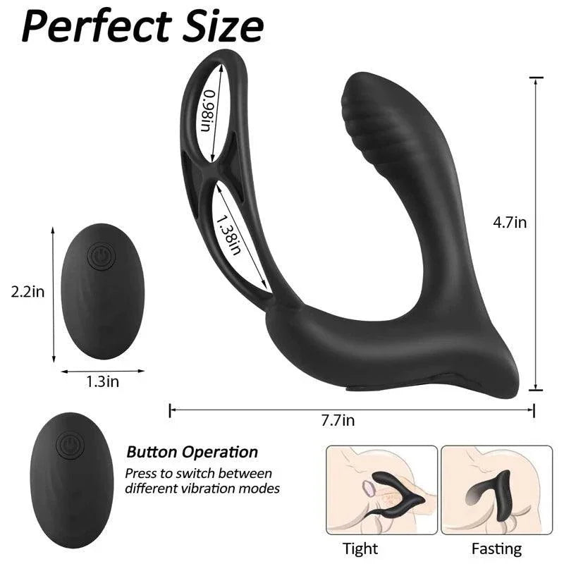 Remote Control Prostate Massager Sex Toys - xinghaoya official store