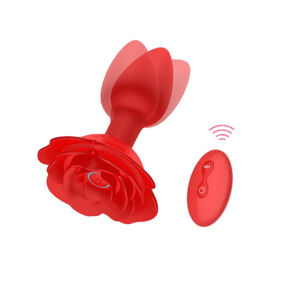 Remote Flower Vibrating Anal Butt Plug Xinghaoya Remote Flower Vibrating Anal Butt Plug Xinghaoya