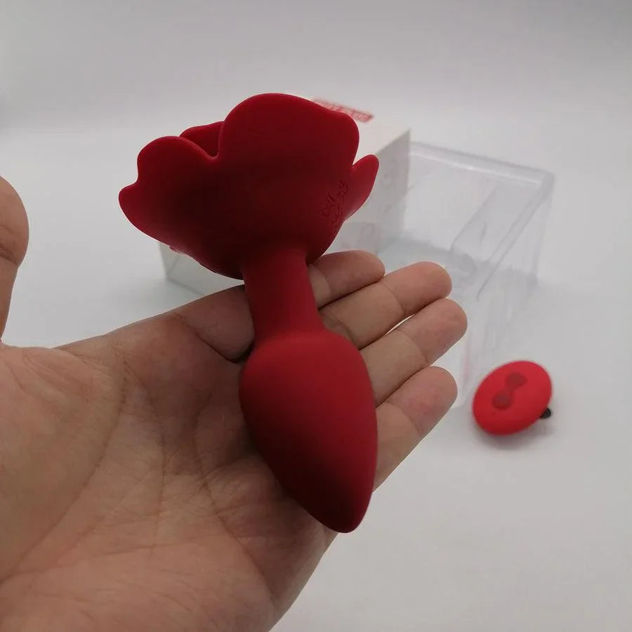 Remote Flower Vibrating Anal Butt Plug Xinghaoya Remote Flower Vibrating Anal Butt Plug Xinghaoya