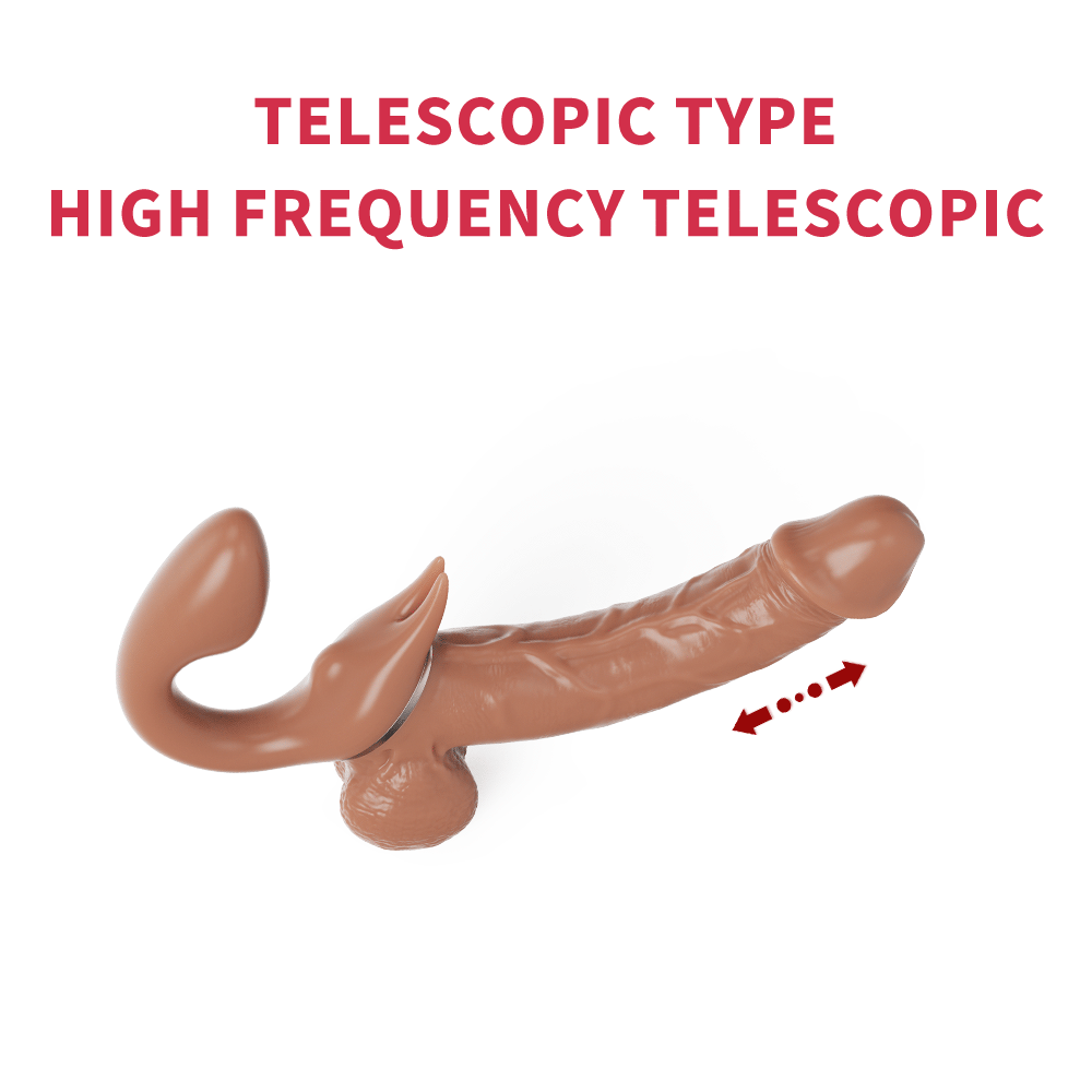 レズ、デイルト リモート レズビアン ストラップレス ストラップオン ディルド バイブレーター