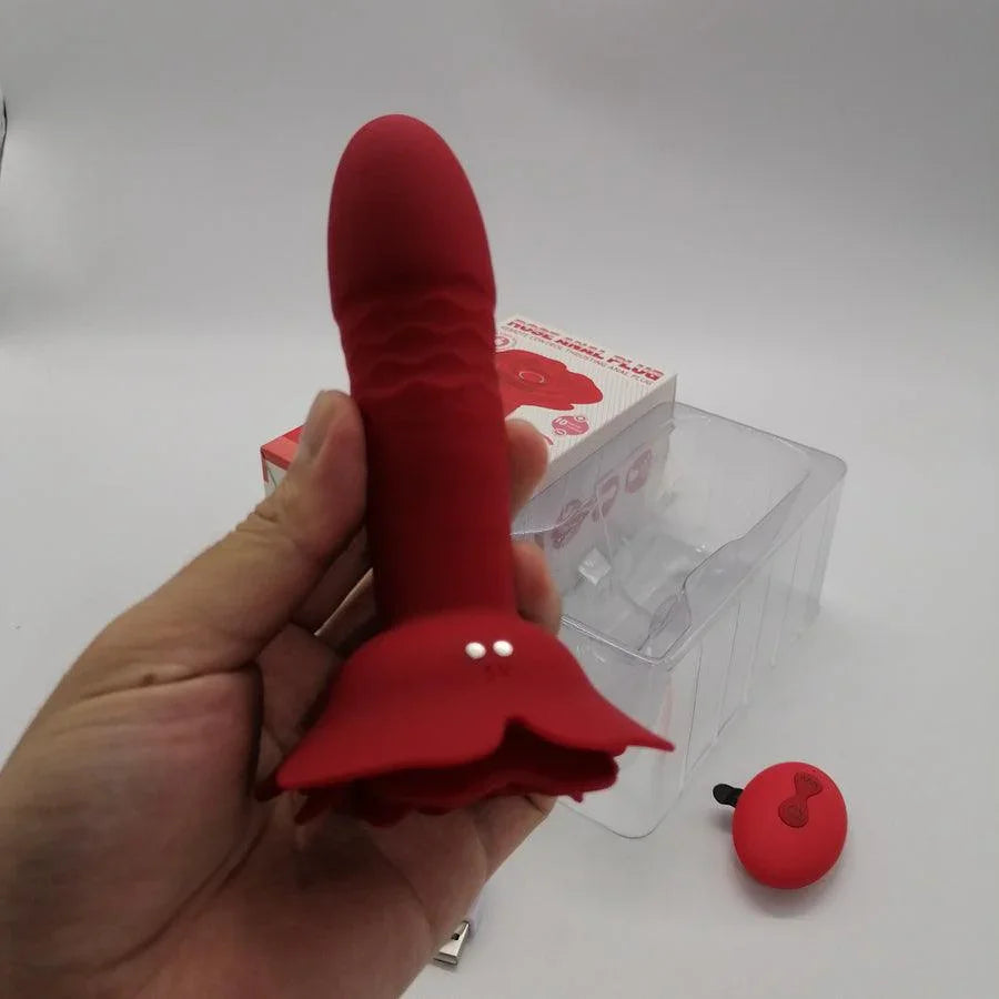 Remote Thrusting Rose Butt Plug Toy Xinghaoya Remote Thrusting Rose Butt Plug Toy Xinghaoya