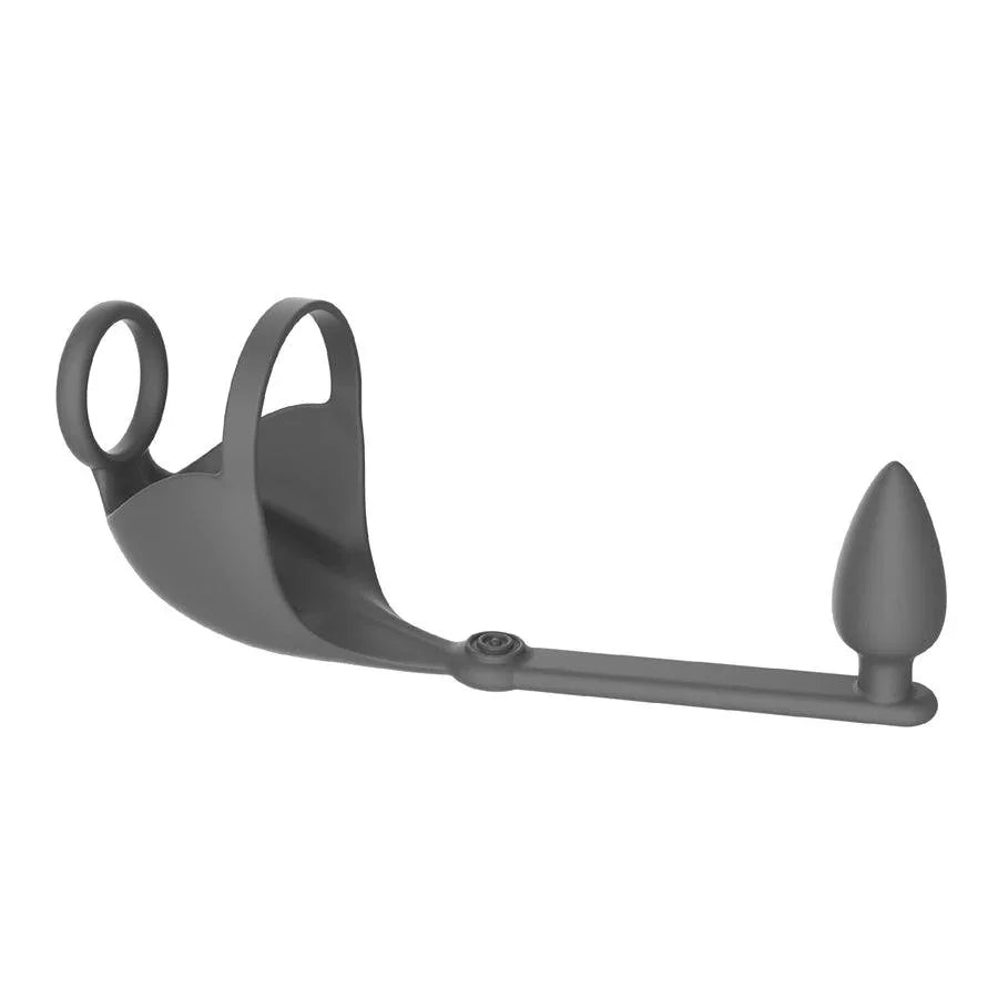 Remote Control Vibrating Penis Ring with Anal Plug - xinghaoya official store