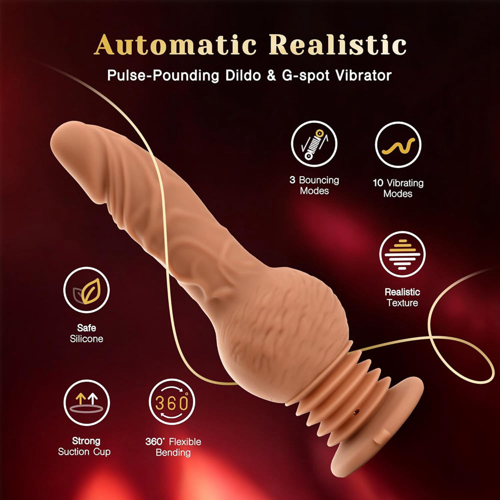 Xinghaoya Remote Realfeel Thrusting Dildo Vibrator