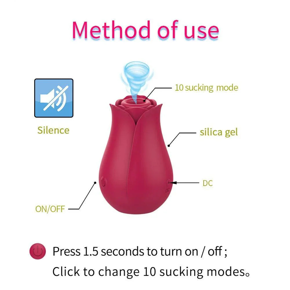 Rose Clit Sucker Intimate Toy for Women Xinghaoya Rose Clit Sucker Intimate Toy for Women Xinghaoya