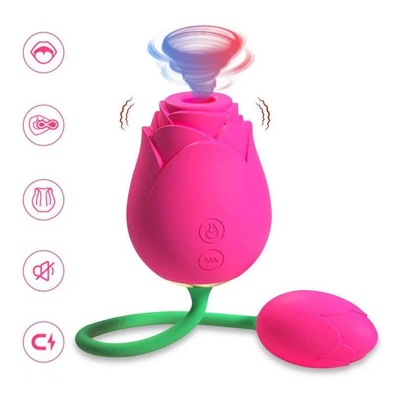 Rose Clit Sucker Vibrating Ball Intimate Toy Xinghaoya Rose Clit Sucker Vibrating Ball Intimate Toy Xinghaoya