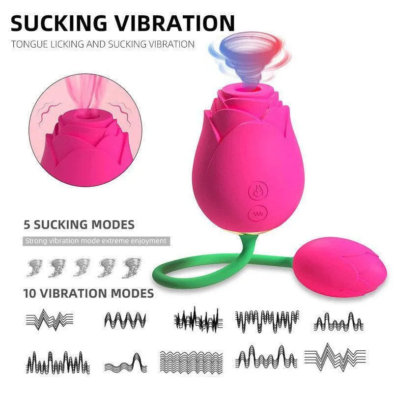 Rose Clit Sucker Vibrating Ball Intimate Toy Xinghaoya Rose Clit Sucker Vibrating Ball Intimate Toy Xinghaoya