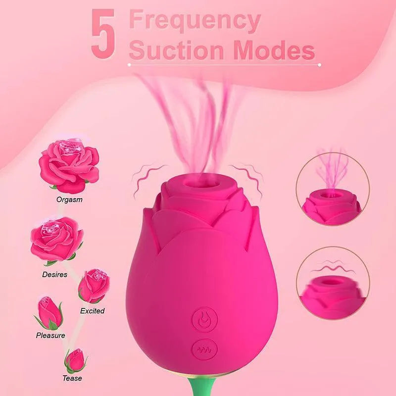 Rose Clit Sucker Vibrating Ball Intimate Toy Xinghaoya Rose Clit Sucker Vibrating Ball Intimate Toy Xinghaoya