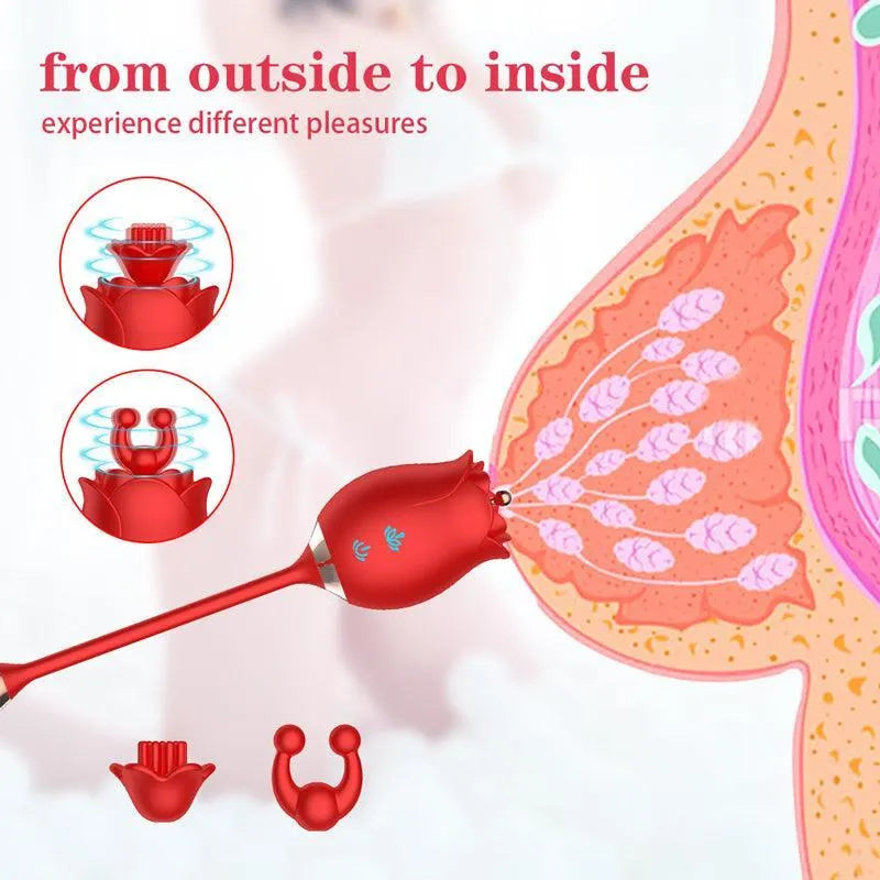 Rose Clit Vibrator Intimate Toy for Women Xinghaoya Rose Clit Vibrator Intimate Toy for Women Xinghaoya