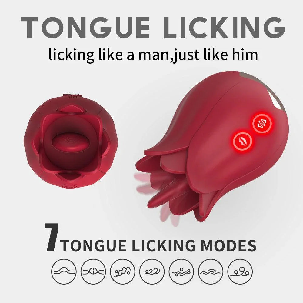 Female Rose Toys Flower Clitoral Stimulator Vibrator Xinghaoya Female Rose Toys Flower Clitoral Stimulator Vibrator Xinghaoya