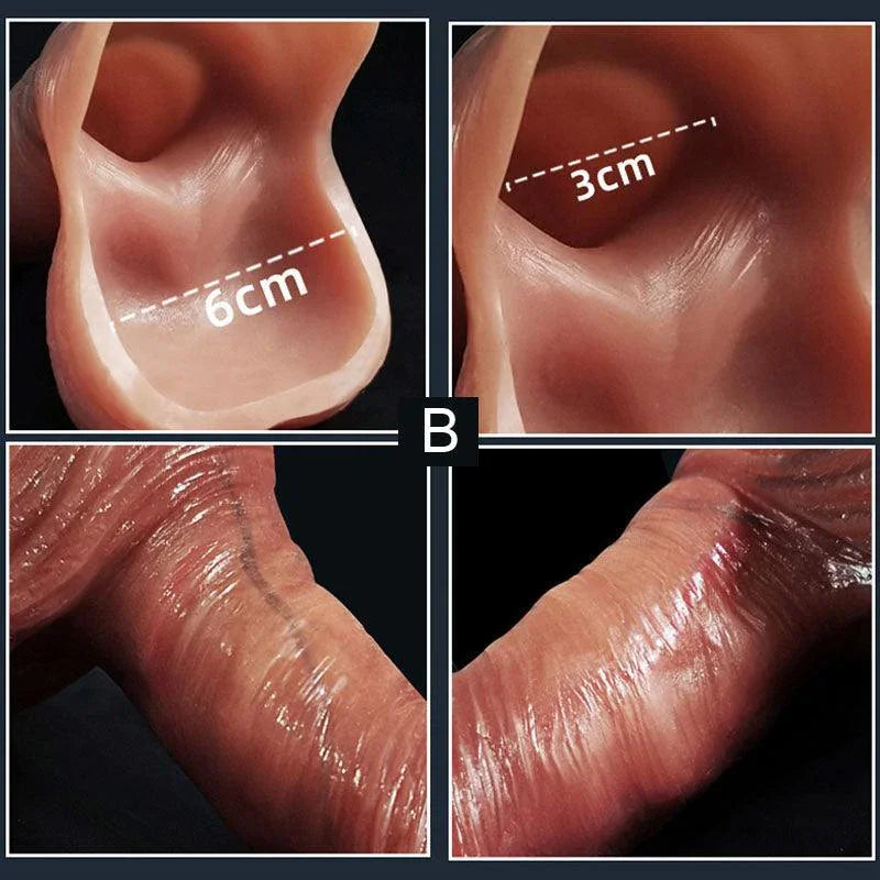 Soft Silicone Penis Sleeve Sex Toy - xinghaoya official store