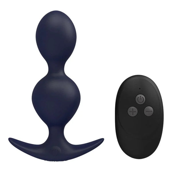 silicone vibrating butt plug Thrusting Vibrating Silicone Butt Plug main image 1