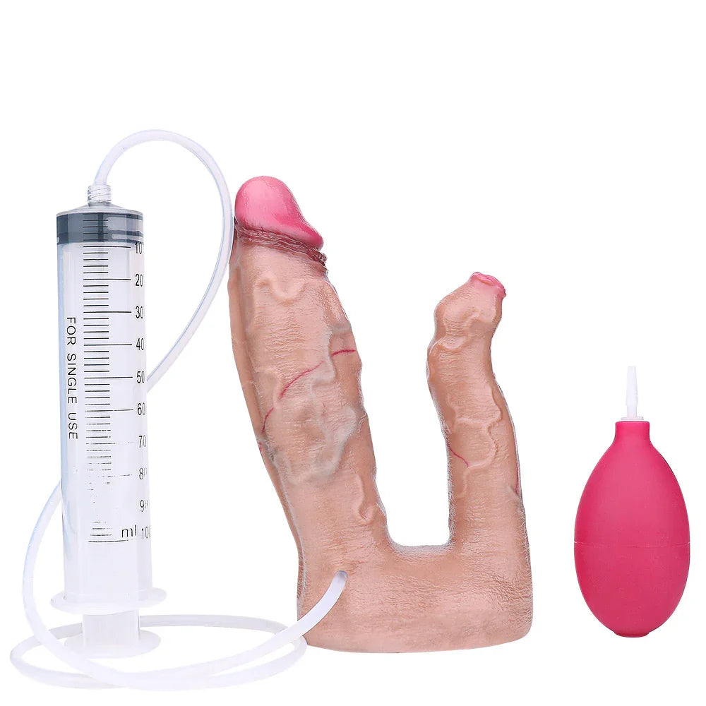 Xinghaoya Silicone Squirting Double Dildo Xinghaoya Silicone Squirting Double Dildo