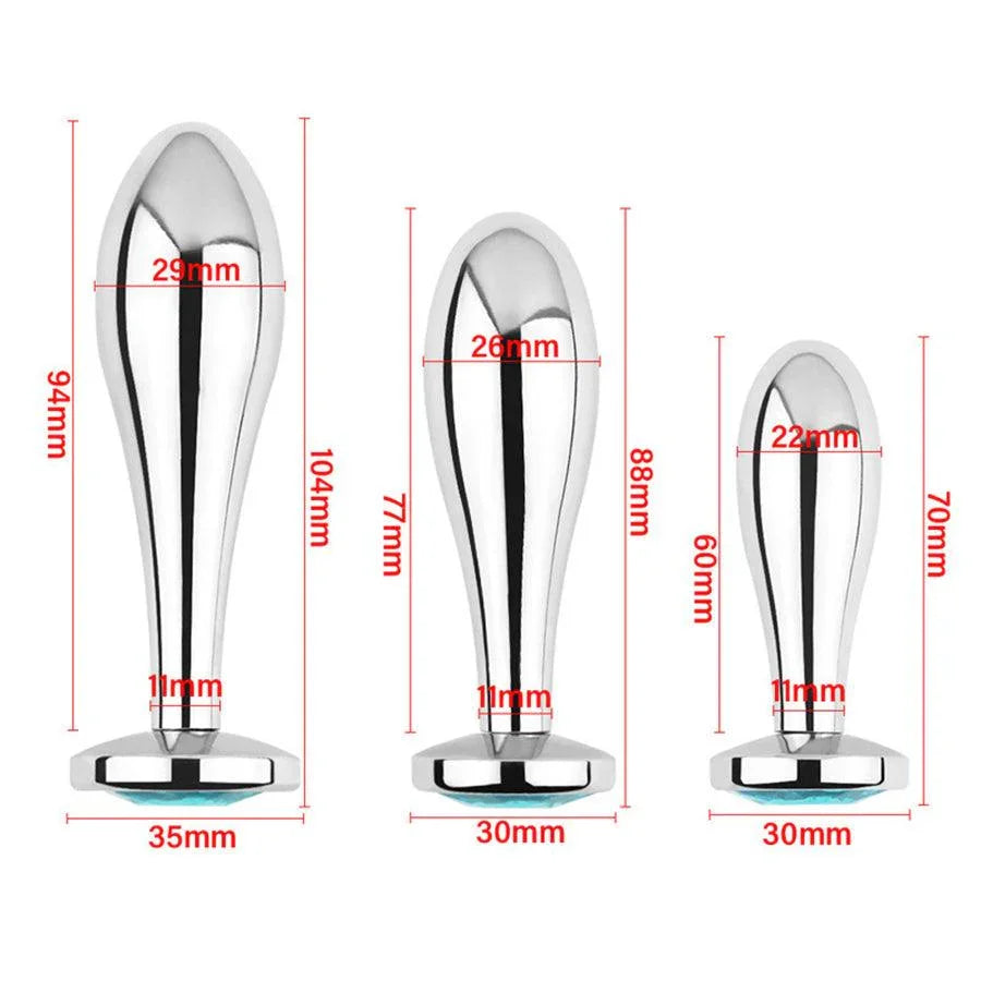 Plug Anal de Acero Inoxidable para Juegos ntimos Xinghaoya Plug Anal de Acero Inoxidable para Juegos ntimos Xinghaoya