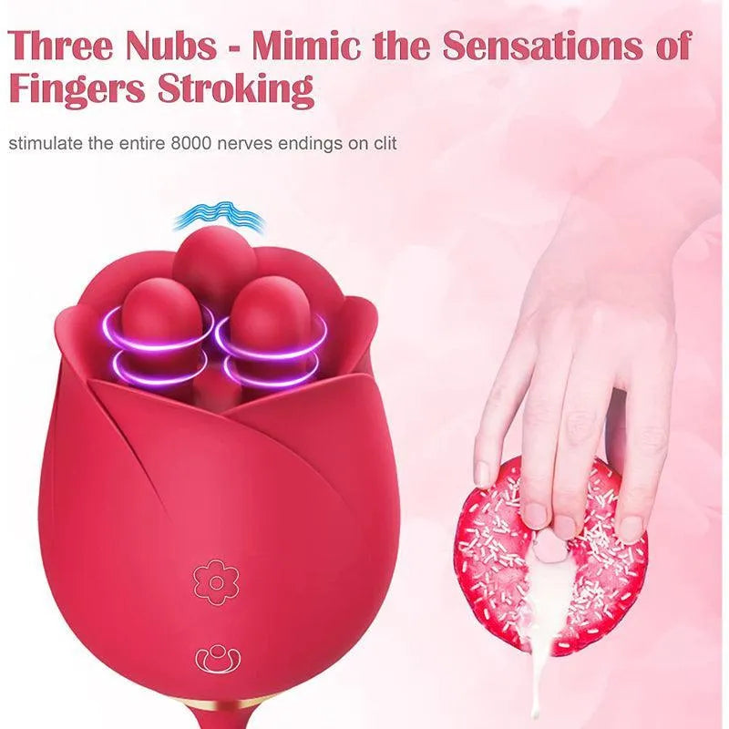 The Rose Sexual Toy Clit Vibrator for Women Xinghaoya The Rose Sexual Toy Clit Vibrator for Women Xinghaoya