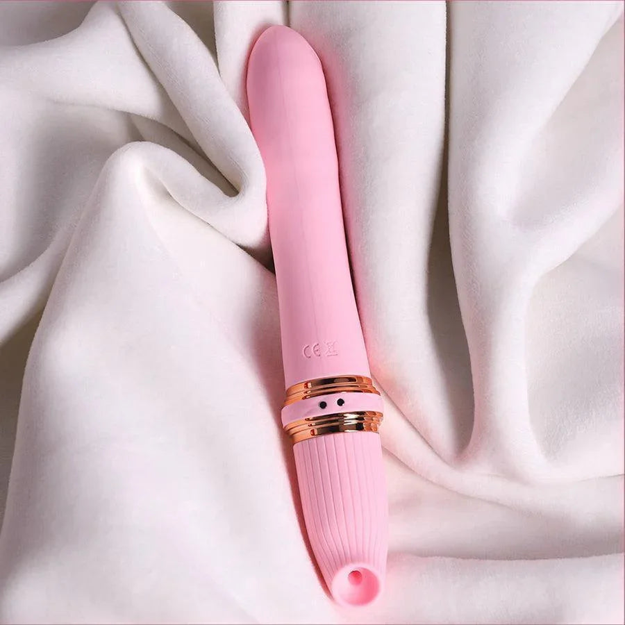 Thrusting Dildo Vibrator With Clit Sucker Xinghaoya Thrusting Dildo Vibrator With Clit Sucker Xinghaoya