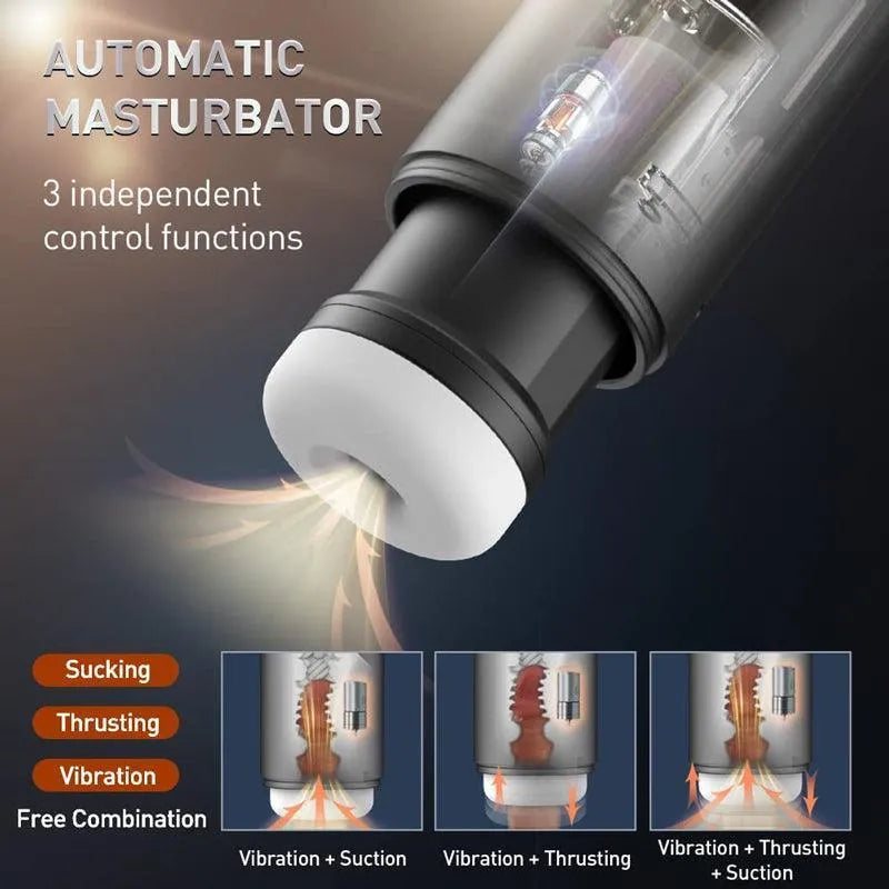 Thrusting Suction Male Masturbator Toys for Men - xinghaoya official store