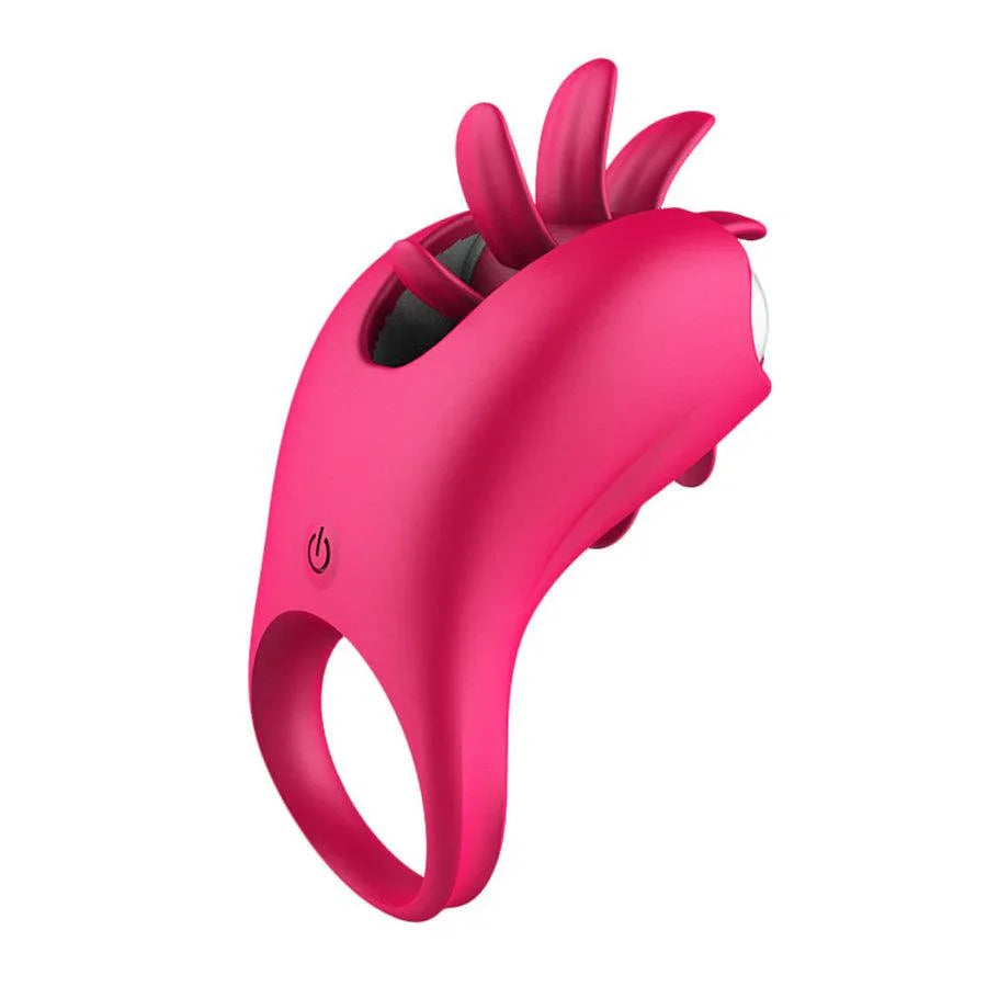 Tongue Licking Cock Ring Vibrator for Men Xinghaoya Tongue Licking Cock Ring Vibrator for Men Xinghaoya