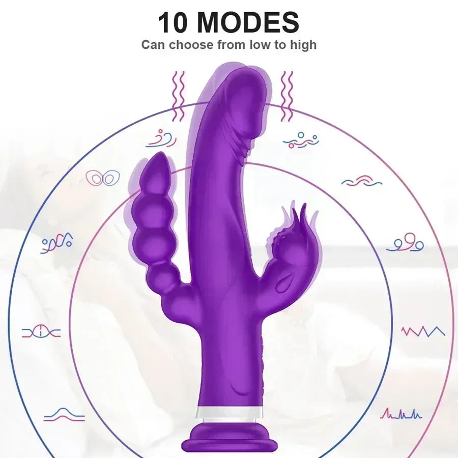 Triple Vibrator for Women Xinghaoya Triple Vibrator for Women Xinghaoya