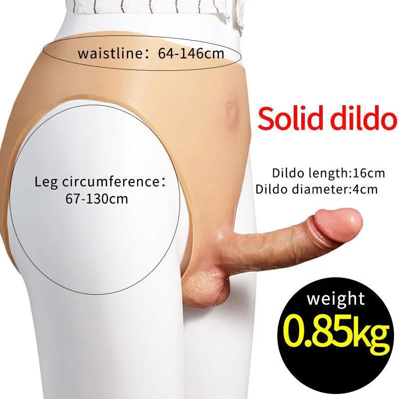 Wearable Silicone Strap On Dildo Panties Sex Toys for Lesbian Couples - xinghaoya official store