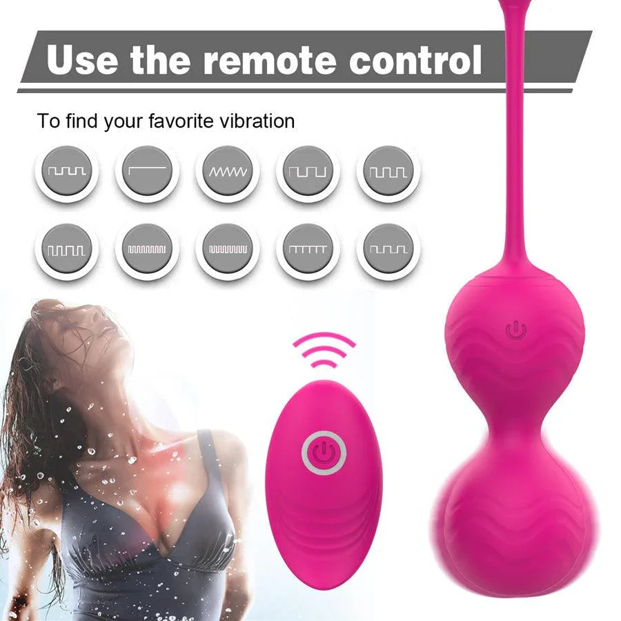 Wireless Remote Vibrating Kegel Balls Combo Set Xinghaoya Wireless Remote Vibrating Kegel Balls Combo Set Xinghaoya