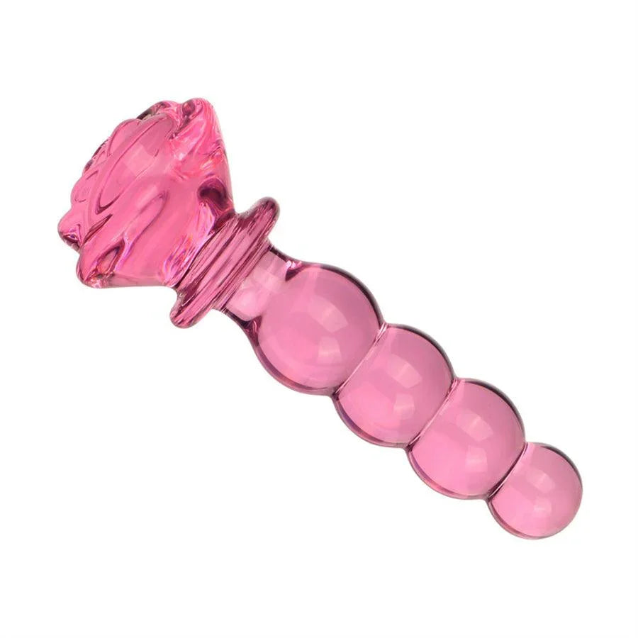 Xinghaoya Rose Flower Glass Butt Plugs Dildo Xinghaoya Rose Flower Glass Butt Plugs Dildo