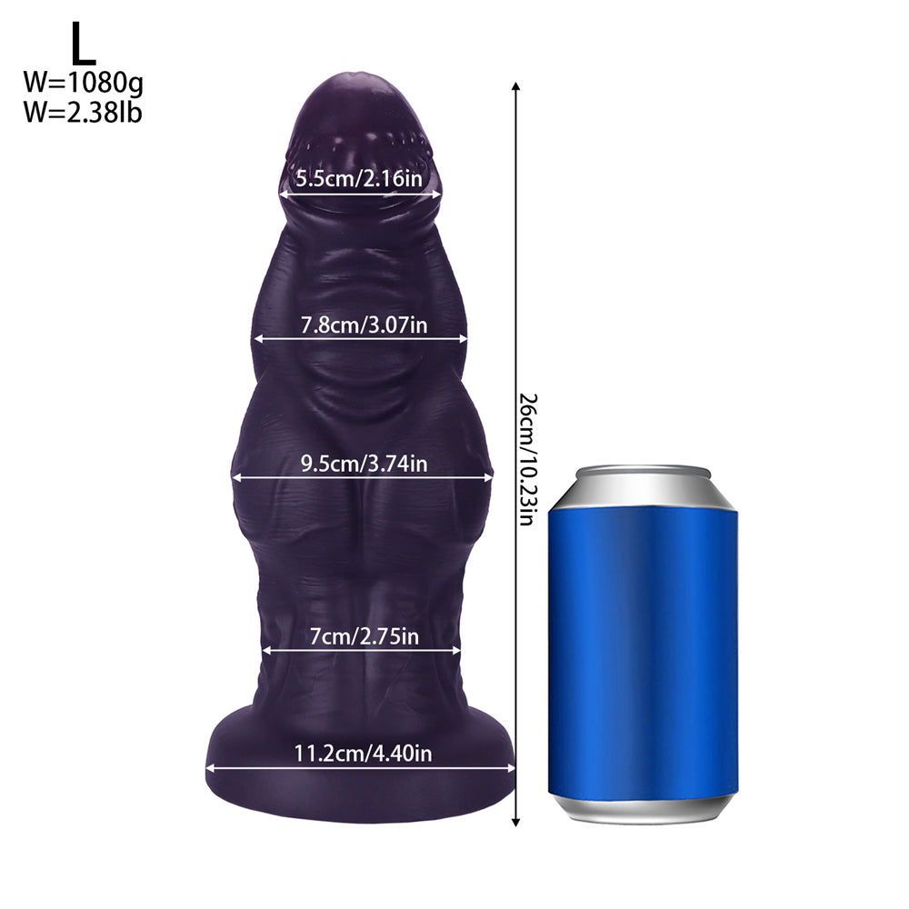 10 inch purple dildo