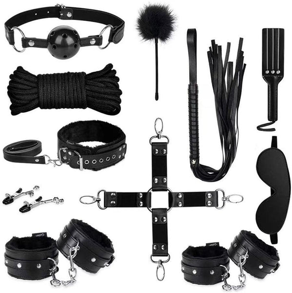 11 Sets Leather BDSM Erotic Bondage - Xinghaoya