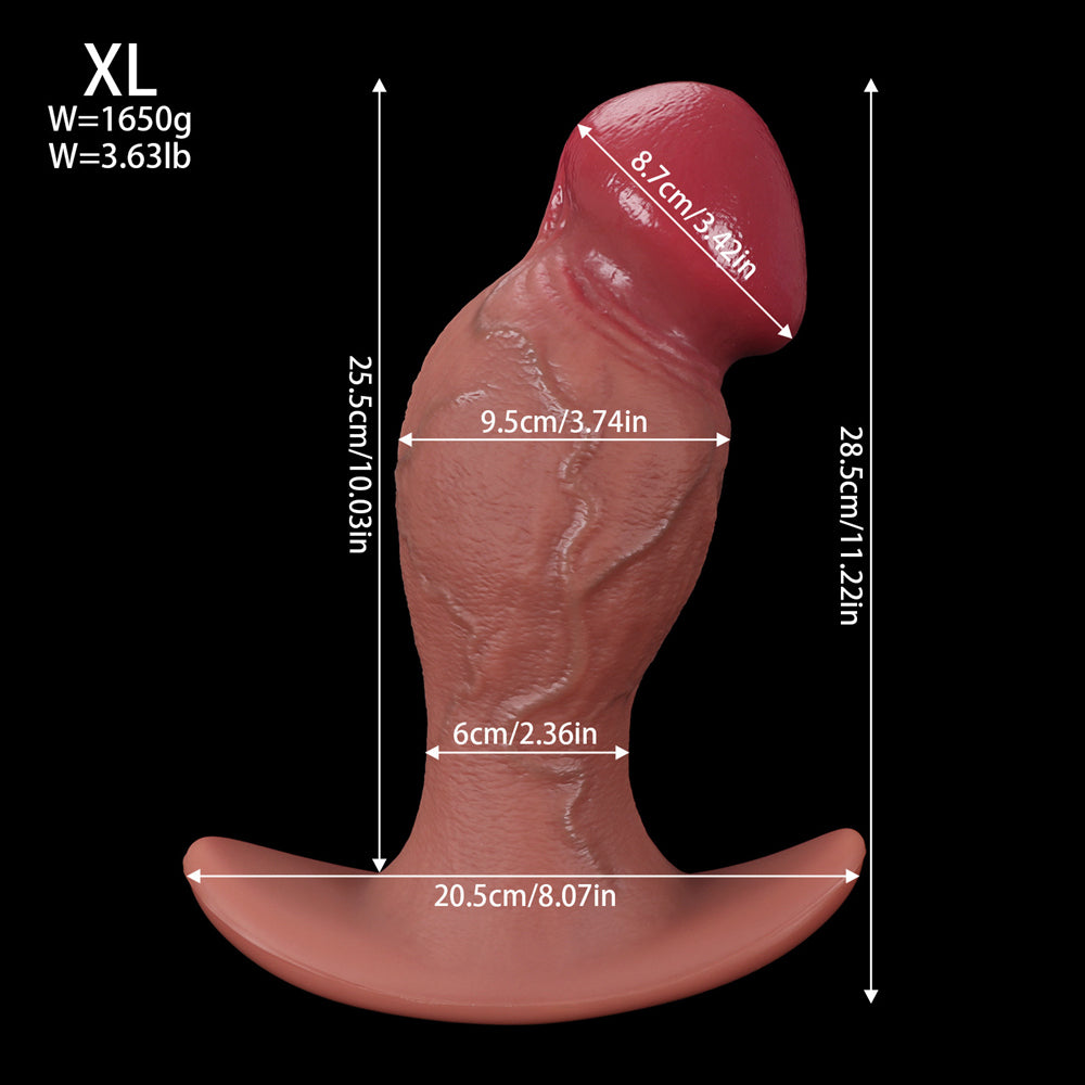 11.22 inch anal dildo