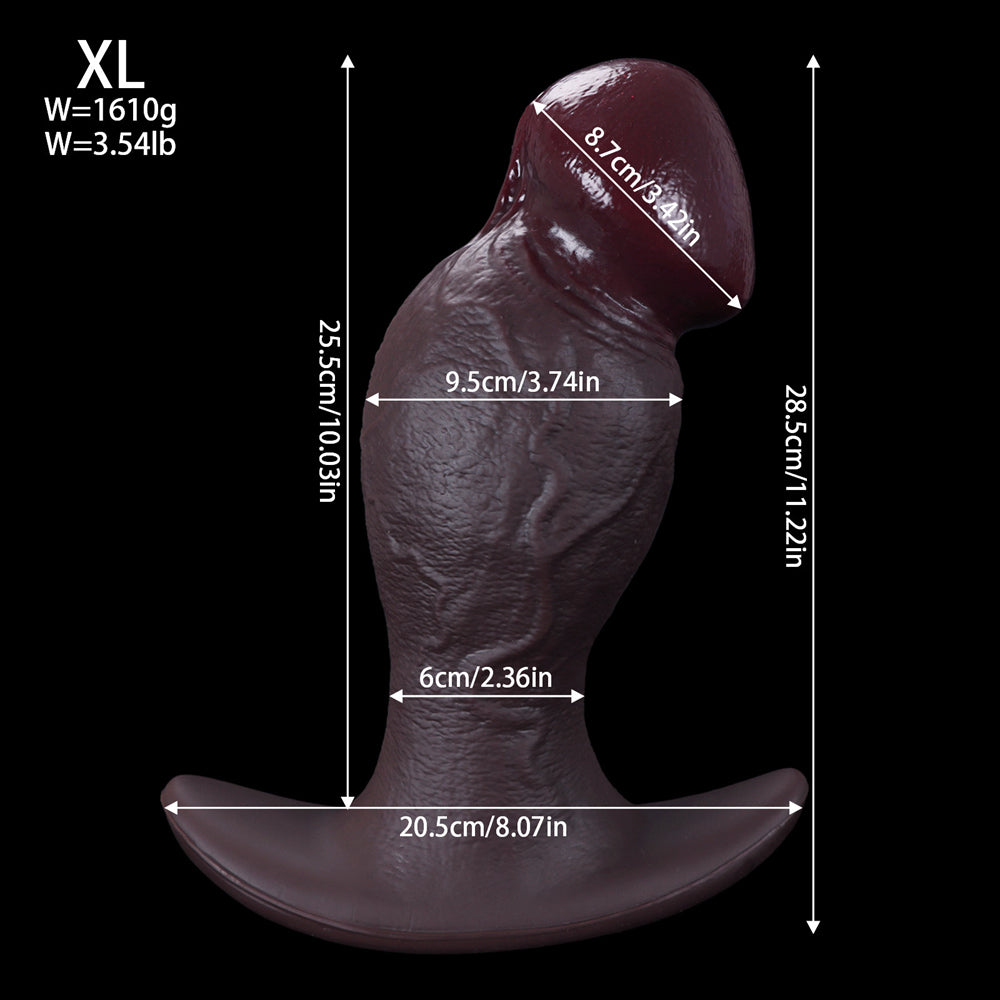
                  
                    11.22 inch black anal dildo
                  
                