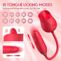 🔥🔥🔥3-in-1 Tongue Clit Licking Toy With Thrusting Vibrator - xinghaoya official store