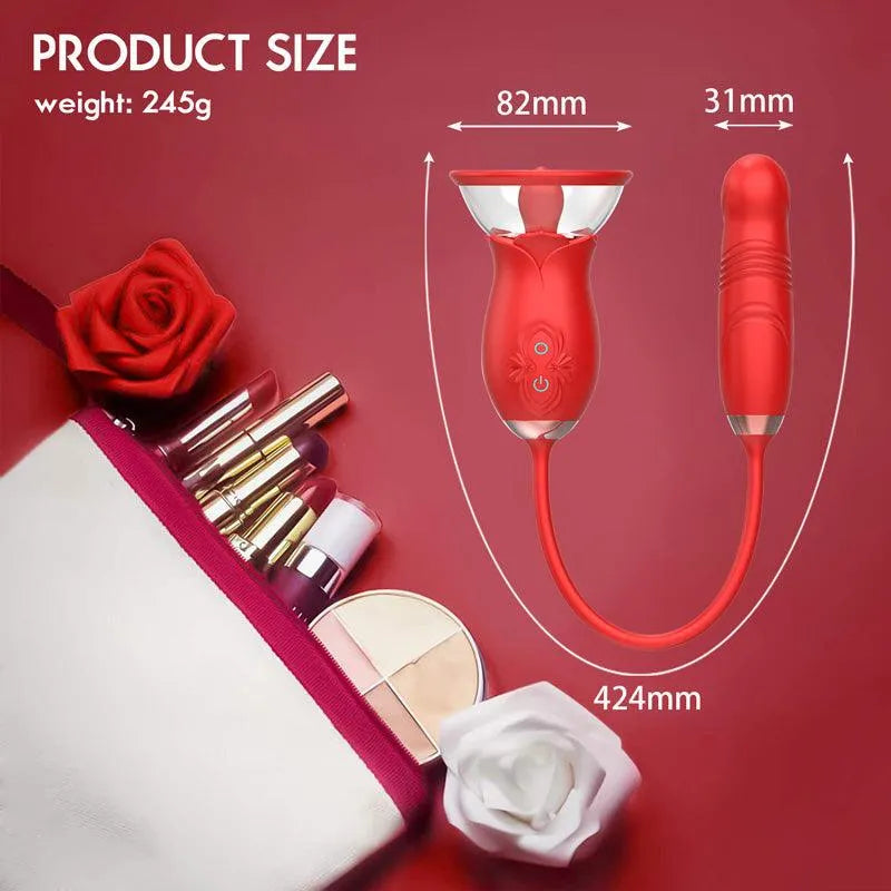 3-In-1 Multiple Pleasure Rose Toy Vibrator for Women Xinghaoya 3-In-1 Multiple Pleasure Rose Toy Vibrator for Women Xinghaoya