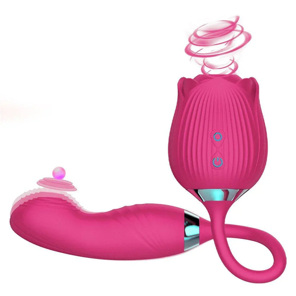 3 in 1 Rose Toy with Flapping Vibrator Xinghaoya 3 in 1 Rose Toy with Flapping Vibrator Xinghaoya