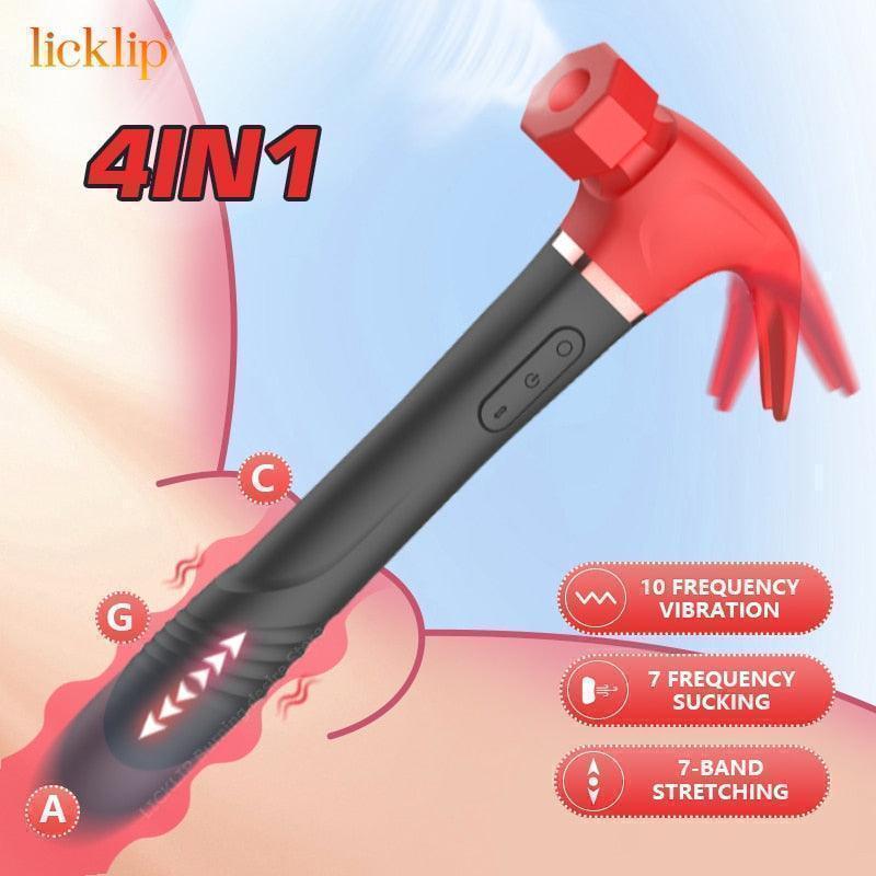 
                  
                    🔥🔥4-In-1 Thrusting Hammer Vibrator Sex Toys for Women - xinghaoya official store
                  
                