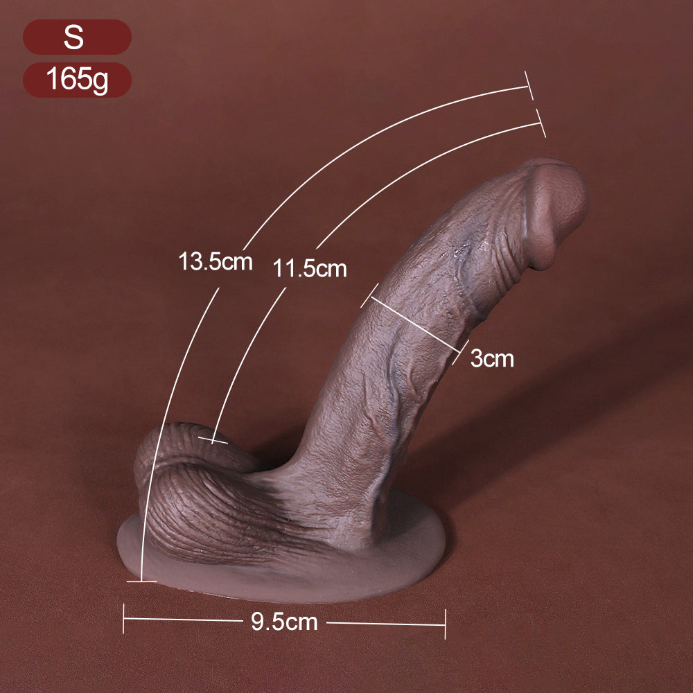 5 inch black dildo