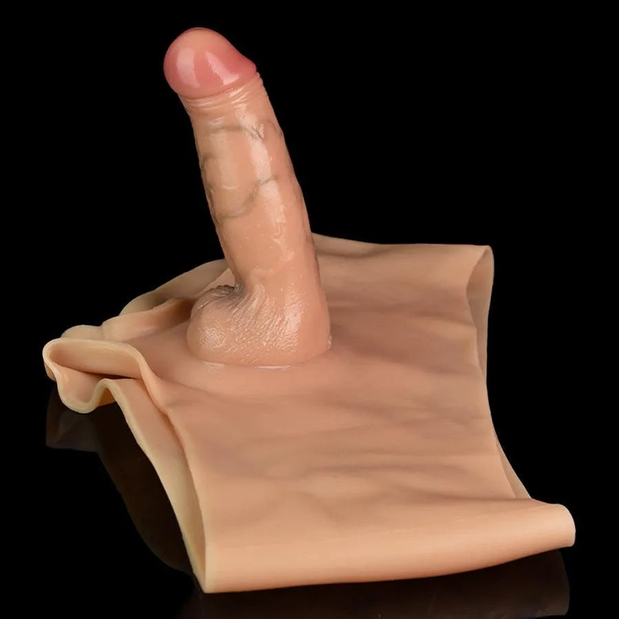 レズ、デイルト 6.5 インチのリアルなストラップオン ディルド レズビアン 大人のおもちゃ