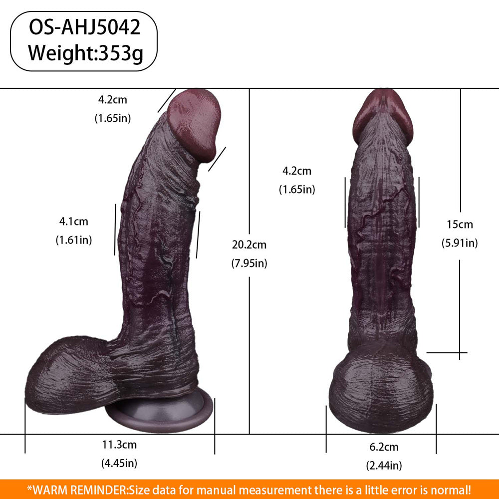 8 inches black cock