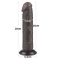 8 Inches Realistic Suction Cup Strap On Dildo - xinghaoya official store