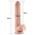 9.5 Inches Sliding Skin Dual Layer Big Dildo - xinghaoya official store