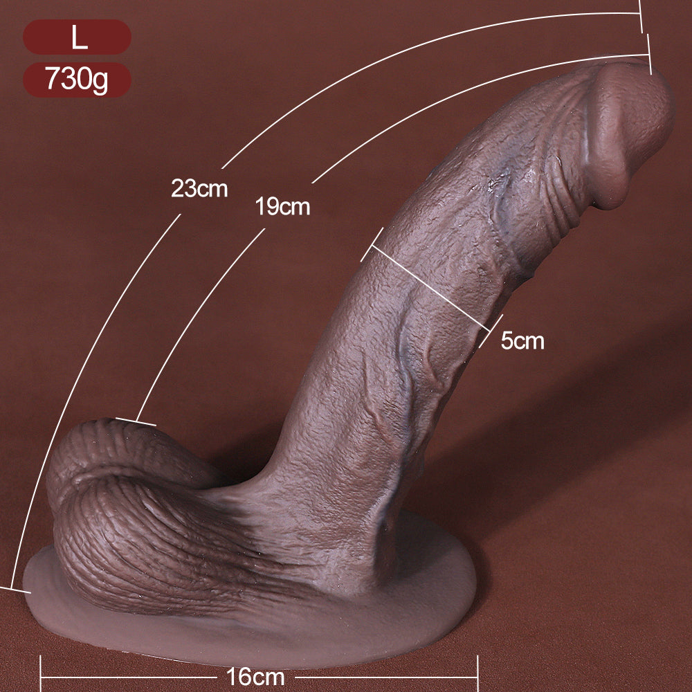 9 inch black dildo