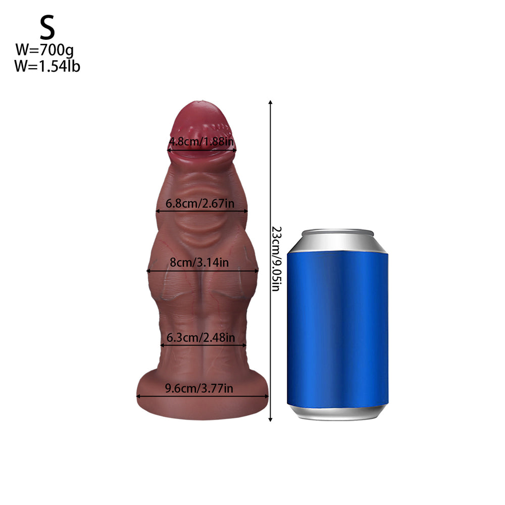 9 inch brown dildo
