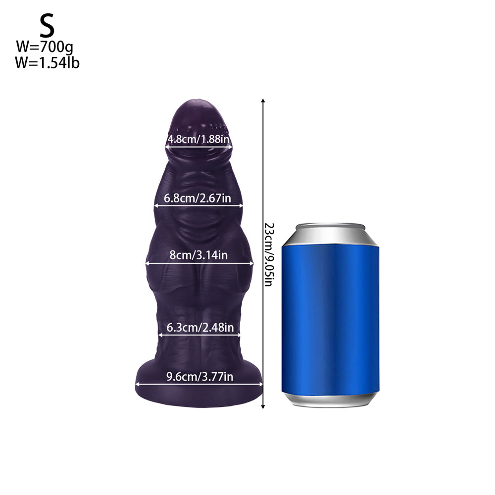 9 inch purple dildo