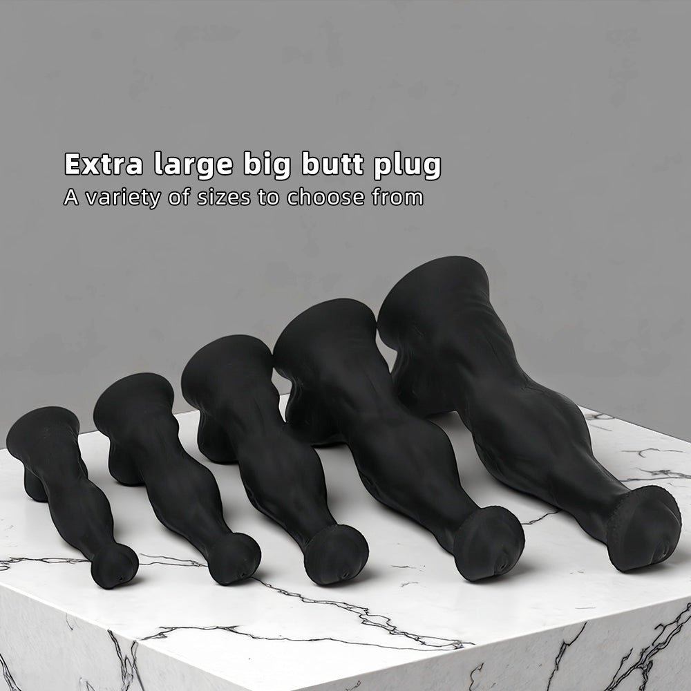 black silicone dildo