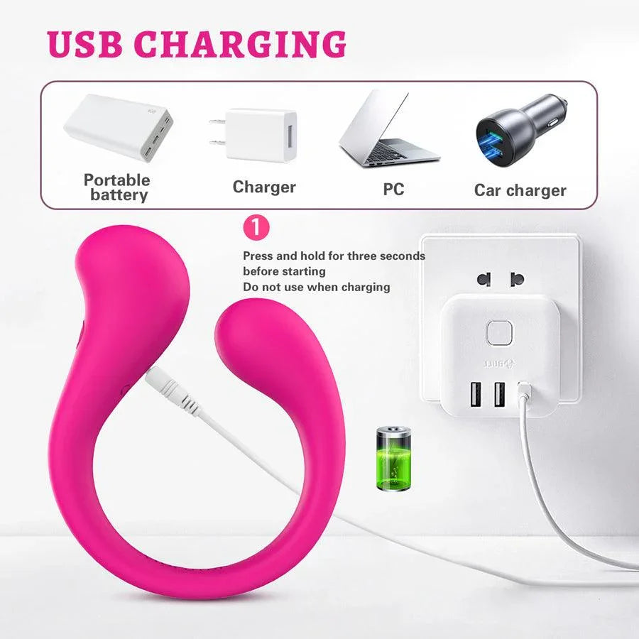 Bluetooth Controlled Dual Head Vibrator Xinghaoya Bluetooth Controlled Dual Head Vibrator Xinghaoya
