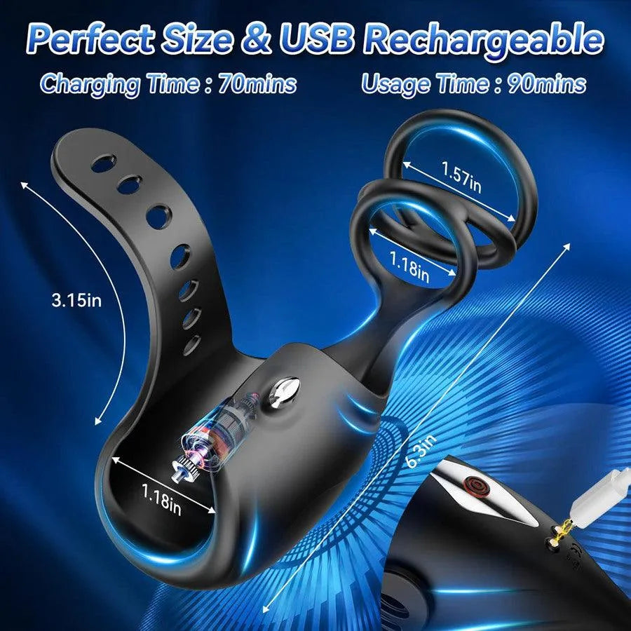 Penisvibrator mit Bluetooth-Fernbedienung Xinghaoya Penisvibrator mit Bluetooth-Fernbedienung Xinghaoya