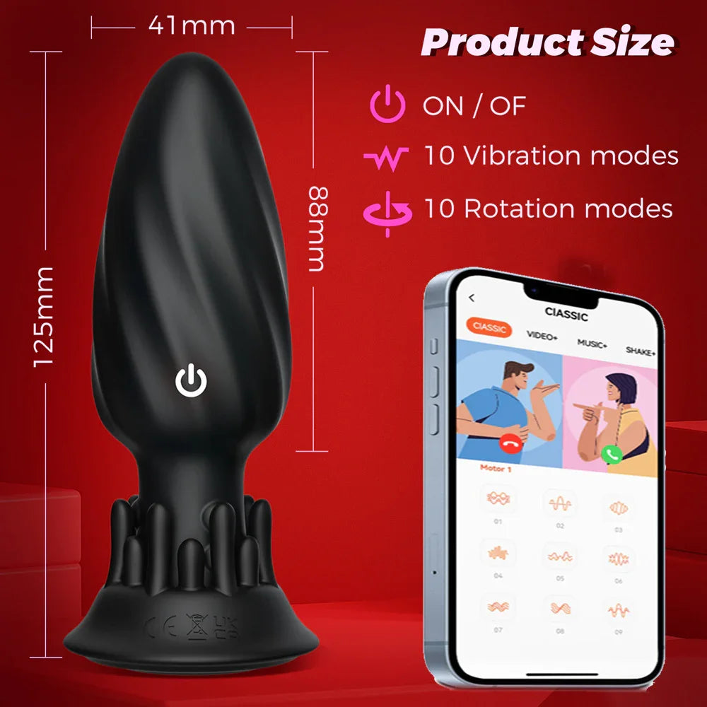 Xinghaoya Rotating Vibrating Anal Plug Xinghaoya Rotating Vibrating Anal Plug