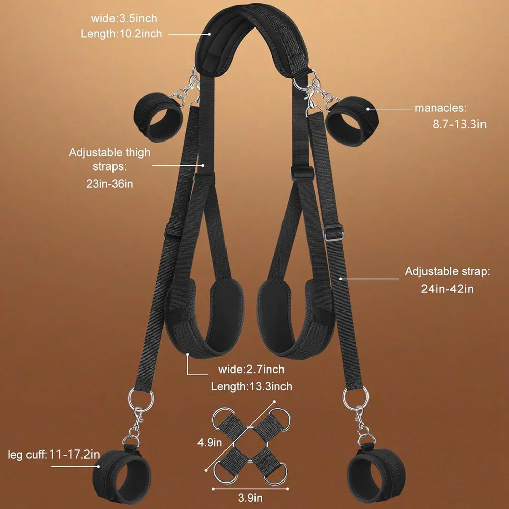 Xinghaoya Fabric Split Legs BDSM Gear Xinghaoya Fabric Split Legs BDSM Gear