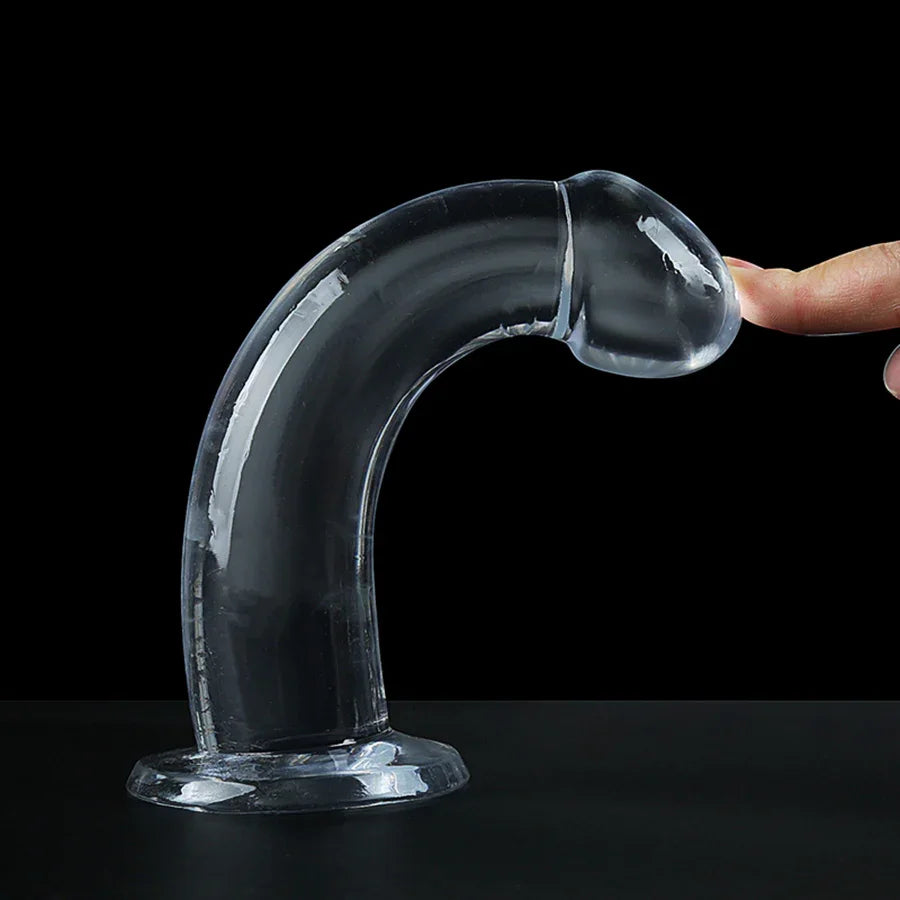 Xinghaoya Transparent Silicone Anal Dildo Xinghaoya Transparent Silicone Anal Dildo