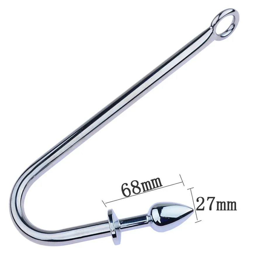 Detachable Metal Anal Hook with Butt Plug Xinghaoya Detachable Metal Anal Hook with Butt Plug Xinghaoya