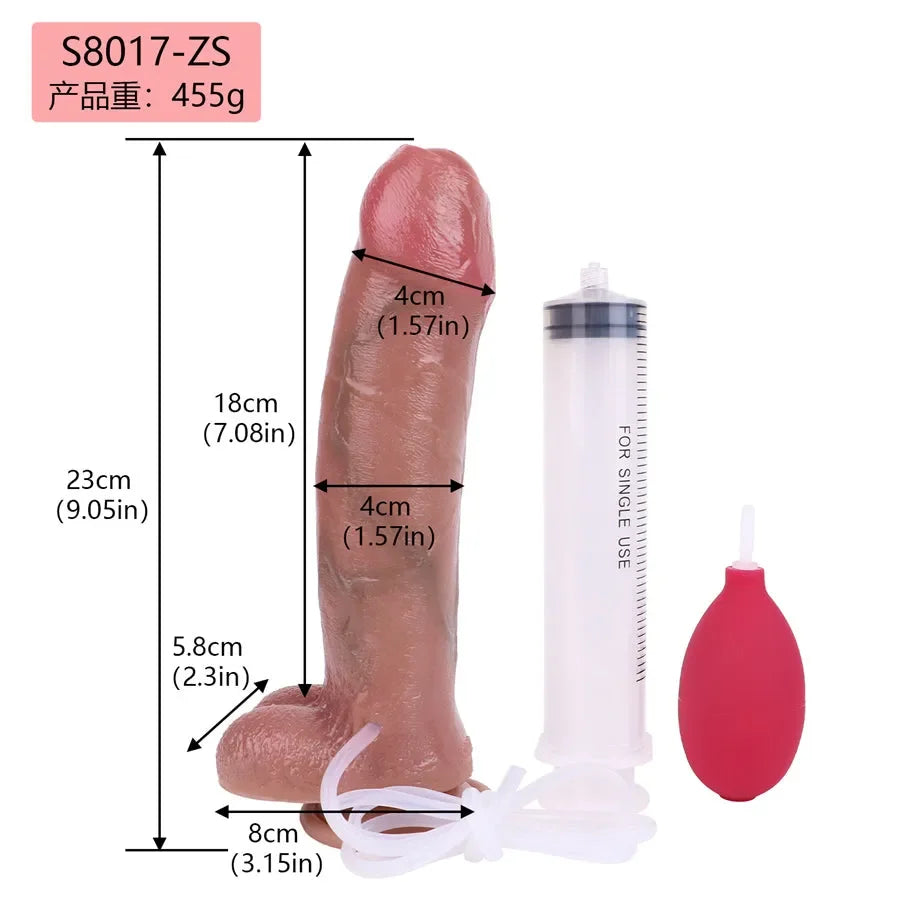 Realistischer Silikon-Spritze-Dildo Xinghaoya Realistischer Silikon-Spritze-Dildo Xinghaoya